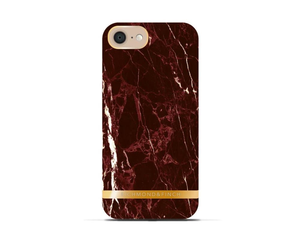 Richmond & Finch Skal för iPhone 6/6S - Marble Glossy Red
