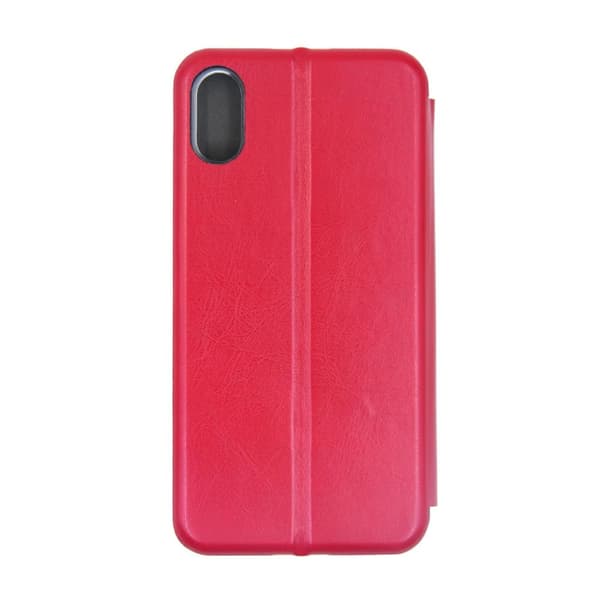 Mobilfodral med Stativ iPhone X/XS - Vinröd