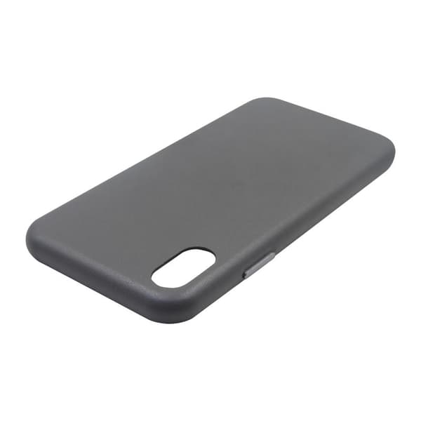 iPhone X/XS Läderfodral - Grå