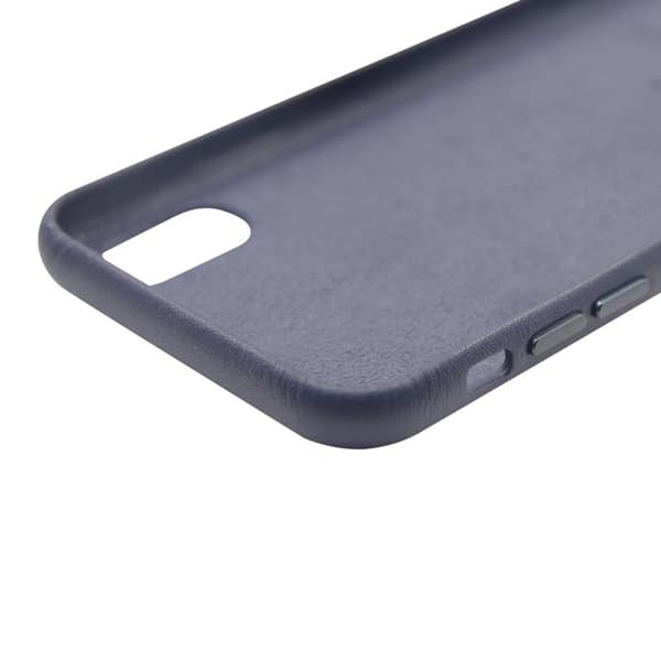 iPhone X/XS Läderfodral - Blå