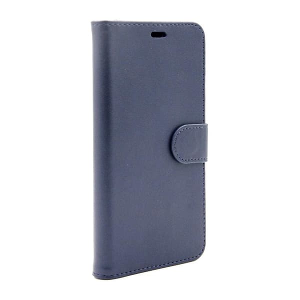 iPhone X/XS Plånboksfodral Läder med Stativ - Blå