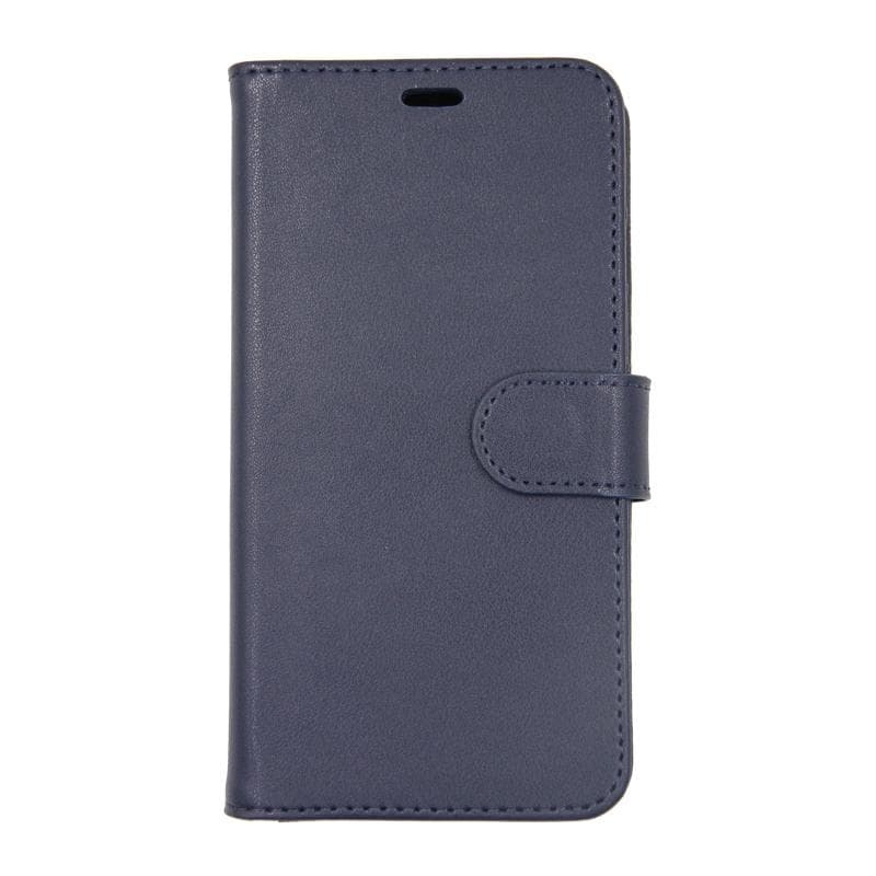 iPhone X/XS Plånboksfodral Läder med Stativ - Blå