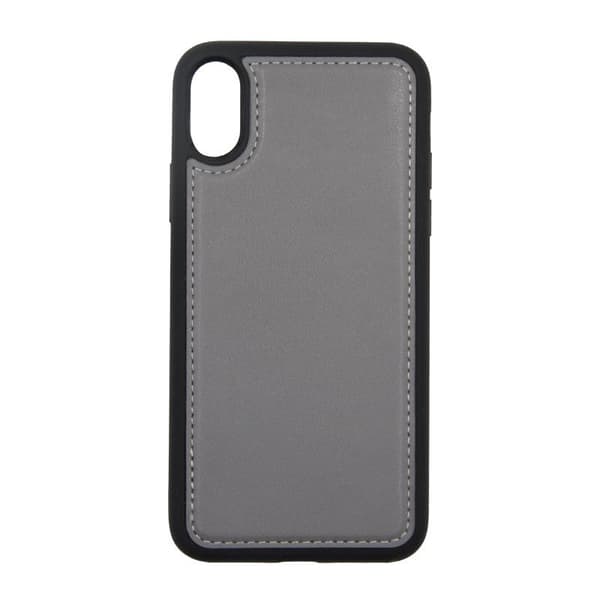 iPhone X/XS Plånboksfodral Magnet Läder med Stativ - Grå