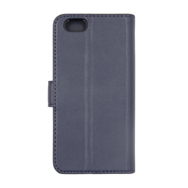 iPhone 6/6S Plånboksfodral Läder med Stativ - Mörkblå