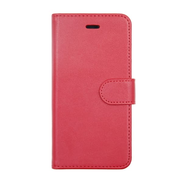 iPhone 6/6S Plånboksfodral Magnet Läder med Stativ - Röd