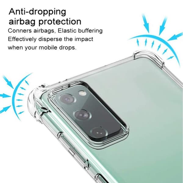 Stöttåligt Skal Samsung Galaxy S20 FE - Transparent