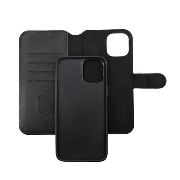 iPhone 12 Pro Max Plånboksfodral Magnet Rvelon - Svart