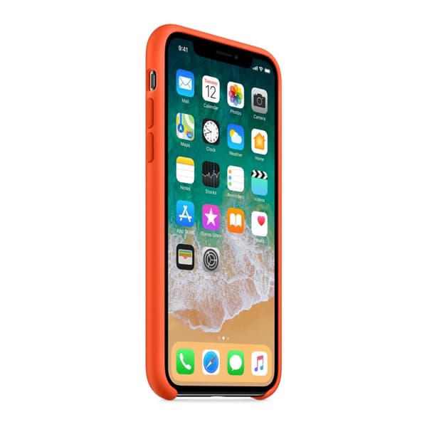 Mobilskal Silikon iPhone XS Max - Orange