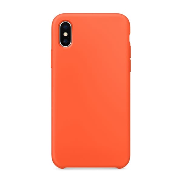 Mobilskal Silikon iPhone XS Max - Orange