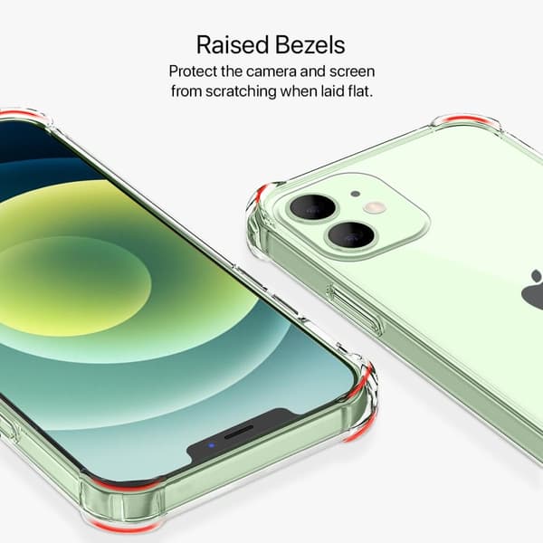 Stöttåligt Mobilskal iPhone 12 Mini - Transparent