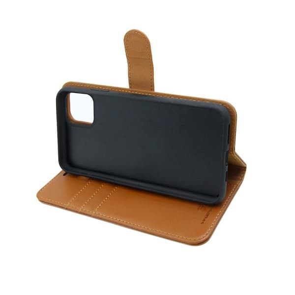 iPhone 11 Pro Max Plånboksfodral med Avtagbart Skal - Brun