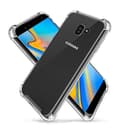 Miniatyrbild 3 av 3: Stöttåligt Mobilskal Samsung Galaxy J6 Plus - Transparent