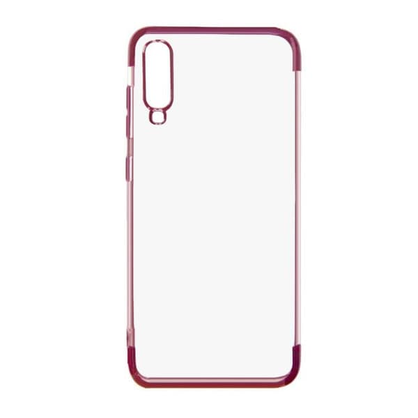 Stöttåligt Mobilskal Samsung A70 - Pläterad Roséguld