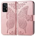 Miniatyrbillede 3 af 11: Samsung A52 / A52s 4G / 5G pung etui PU læder 4-LOMMES Motiv Sommerfugl