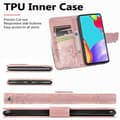 Miniatyrbillede 8 af 11: Samsung A52 / A52s 4G / 5G pung etui PU læder 4-LOMMES Motiv Sommerfugl