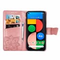 Miniatyrbillede 3 af 6: Google Pixel 5 Wallet Case PU-læder 4-BAG Motiv Butterfly