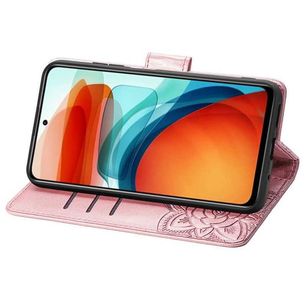 Xiaomi Redmi Note 10 Pro Plånboksfodral PU-Läder 4-FACK Motiv Fjäril