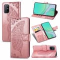 Miniatyrbillede 1 af 8: OnePlus 8T Pung-etui PU-læder 4-LOMMES Motiv Butterfly