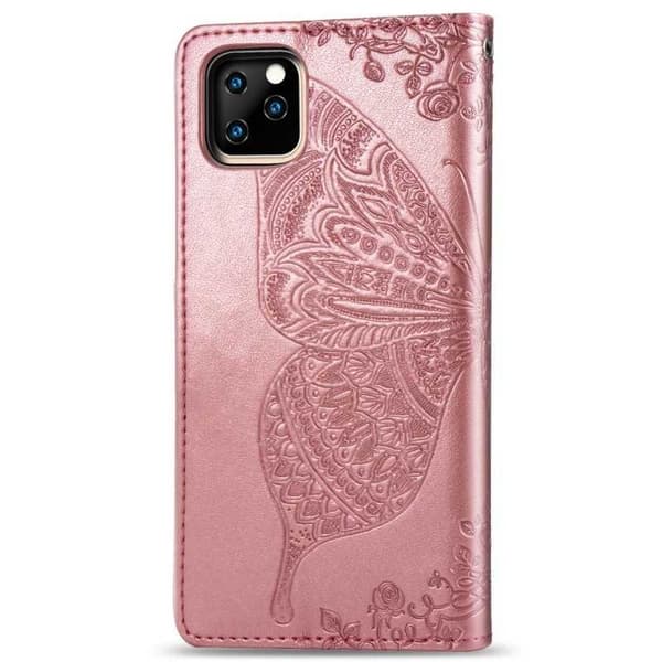 iPhone 11  Pro Plånboksfodral PU-Läder 4-FACK Motiv Fjäril