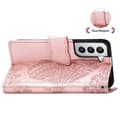 Miniatyrbillede 4 af 10: Samsung S21 Pung Etui PU Læder 4-LOMMES Motiv Sommerfugl