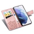 Miniatyrbillede 5 af 10: Samsung S21 Pung Etui PU Læder 4-LOMMES Motiv Sommerfugl