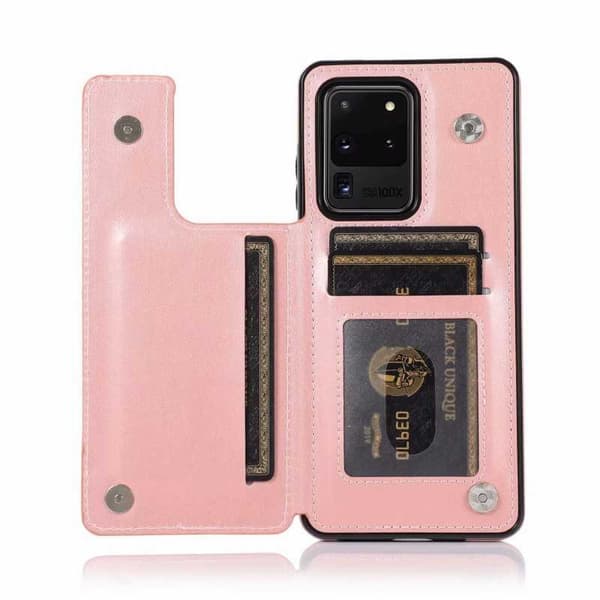 Samsung S20 Ultra Shockproof Cover Card Holder 3-SLOT Flippr V2
