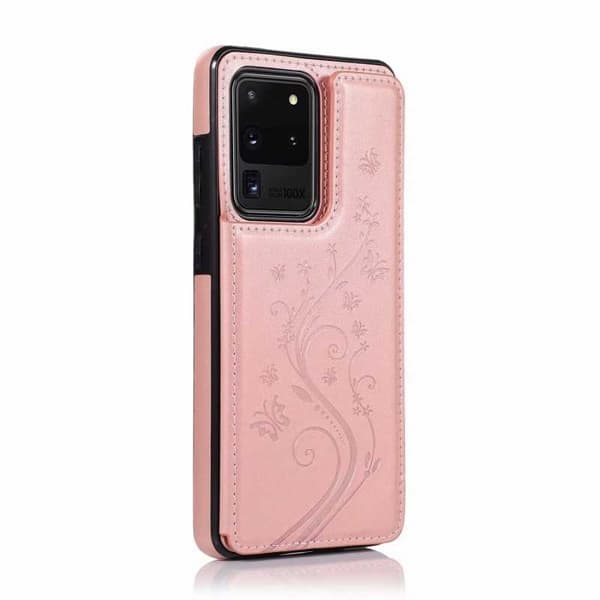 Samsung S20 Ultra Shockproof Cover Card Holder 3-SLOT Flippr V2