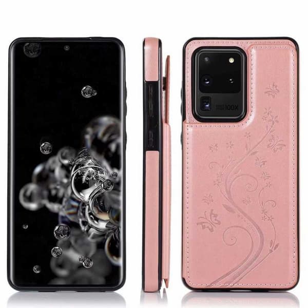 Samsung S20 Ultra Shockproof Cover Card Holder 3-SLOT Flippr V2