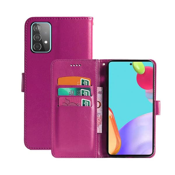 Wallet Cover 3-kort Samsung Galaxy A52s 5G : farve - lyserød
