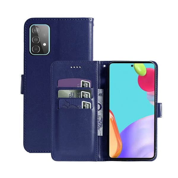 Wallet Cover 3-kort Samsung Galaxy A52s 5G : farve - mørk