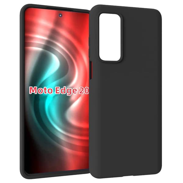 Silikon skal svart Motorola Edge 20