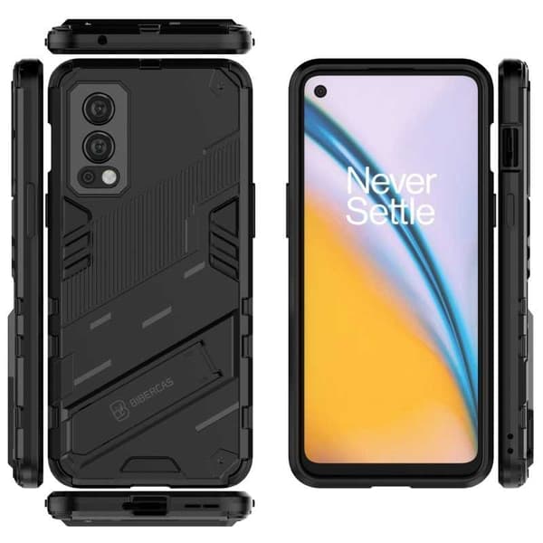 OnePlus Nord 2 5G stødsikker etui med Kickstand ThinArmor V2