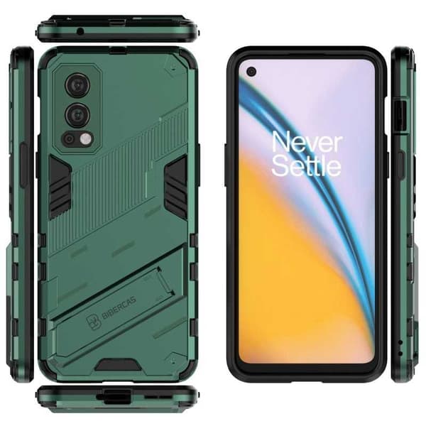 OnePlus Nord 2 5G stødsikker etui med Kickstand ThinArmor V2