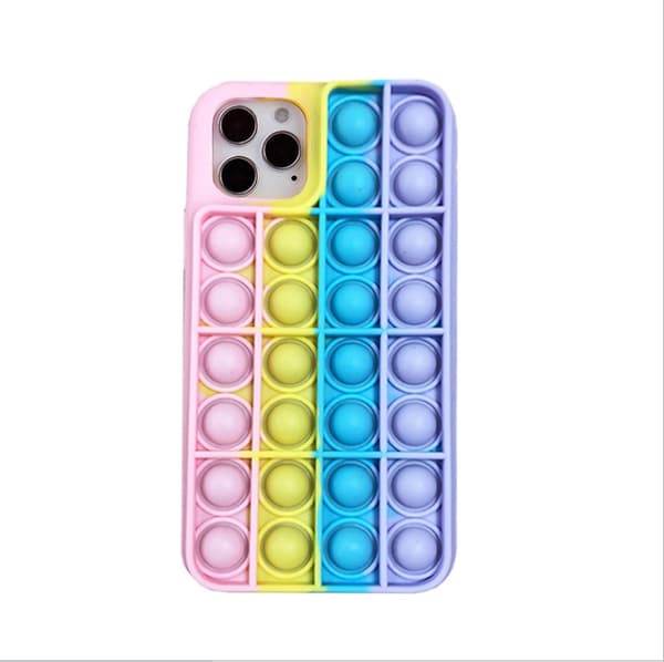 iPhone 11 / iPhone XR-skal - Pop-it Fidget Multicolor