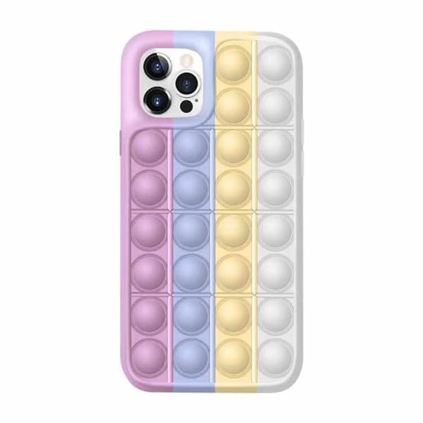 iPhone 11 / iPhone XR-skal - Pop-it Fidget Multicolor