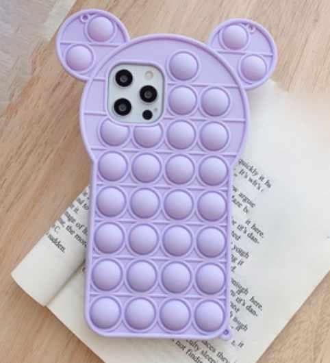 iPhone 12 Pro Max -kuori - Pop it Fidget Monivärinen nallekarhu