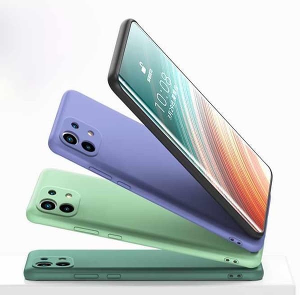 Xiaomi Mi 11 - Silicone Case Microfiber