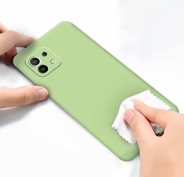 Xiaomi Mi 11 - Silicone Case Microfiber