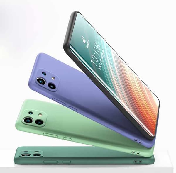 Xiaomi Mi 11 - Silicone Case Microfiber
