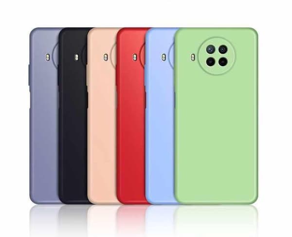 Xiaomi Mi 10T Lite - Silicone Case Microfiber Sort Svart