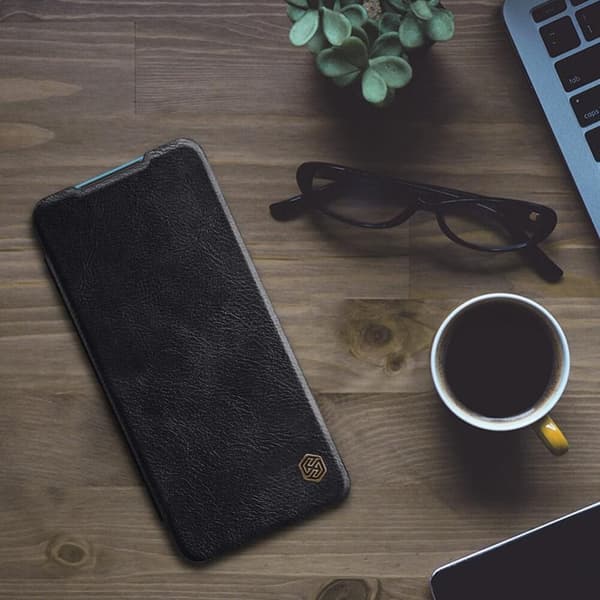 Nillkin QIN Smartcase i äkta läder till Xiaomi Mi 10 Lite 5G