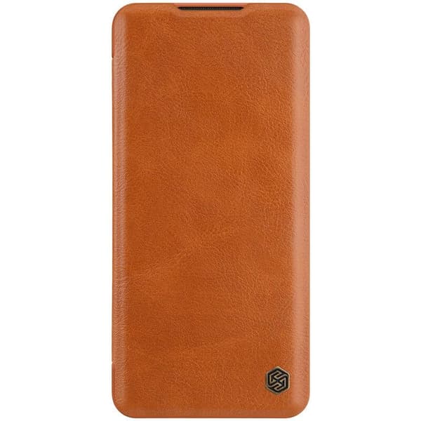 Nillkin QIN Smartcase in genuine Leather for Mi Note 10/10 Pro (Brown)
