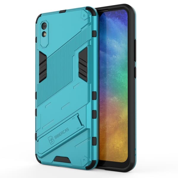 Xiaomi Redmi 9A Cover med Stativ Blå