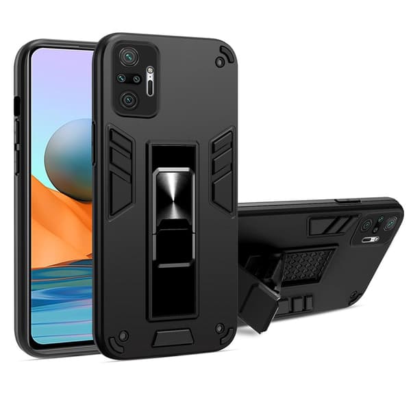 Xiaomi Redmi Note 10 Pro Kuori Telinetoiminto Metallilautanen Musta