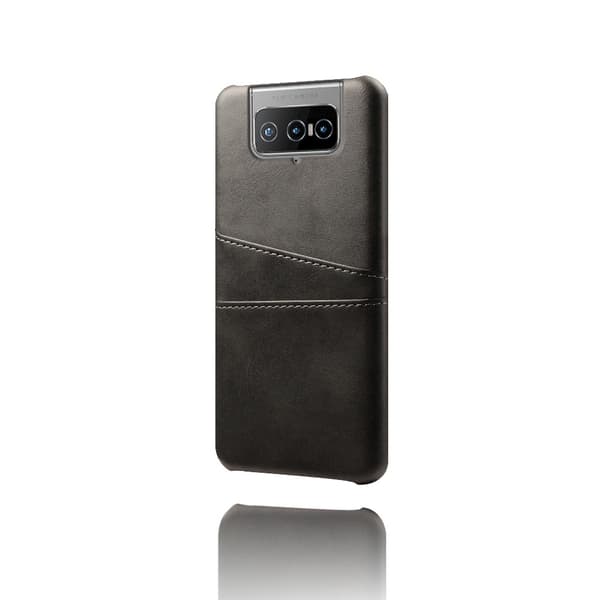 Asus Zenfone 8 Flip Cover Kortholder til to kort Sort