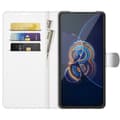 Miniatyrbild 2 av 4: Asus Zenfone 8 Flip Fodral Litchi Vit