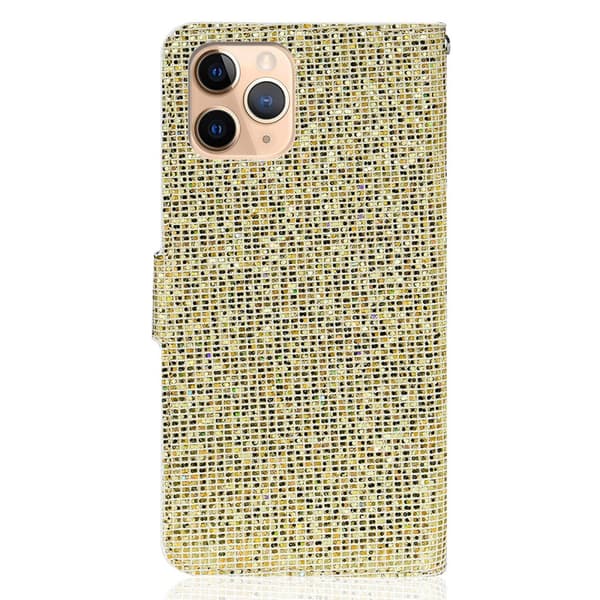 iPhone 13 Pro Fodral Glitter Stripe Guld