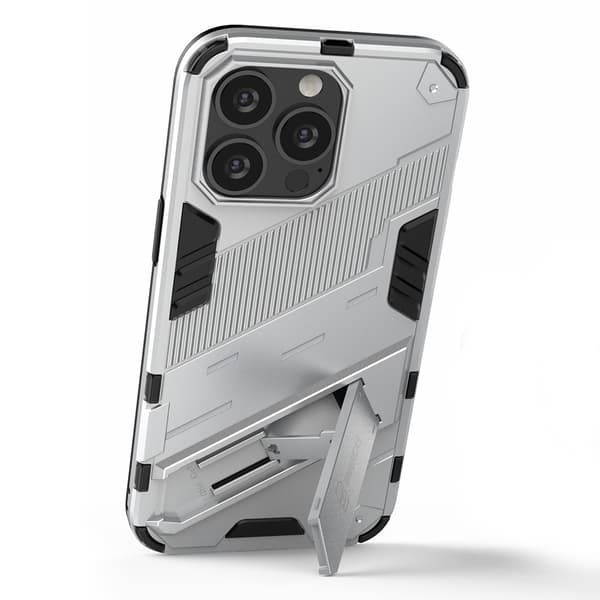 iPhone 13 Pro Cover Stativfunktion Sølv