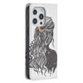Miniatyrbillede 3 af 5: iPhone 13/iPhone 13 Pro Etui Flip Motiv Kvinde