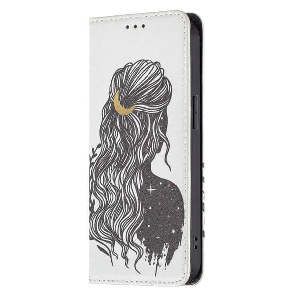 iPhone 13/iPhone 13 Pro Etui Flip Motiv Kvinde